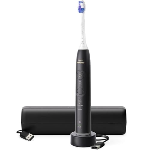 Philips Sonicare 6500 Hx7411/02 - Spazzola Elettrica 62000 Movements/Min, 3 Modalità, 3 Intensità, App Per Smartphone, Pressure Alert, Brushsync Remin