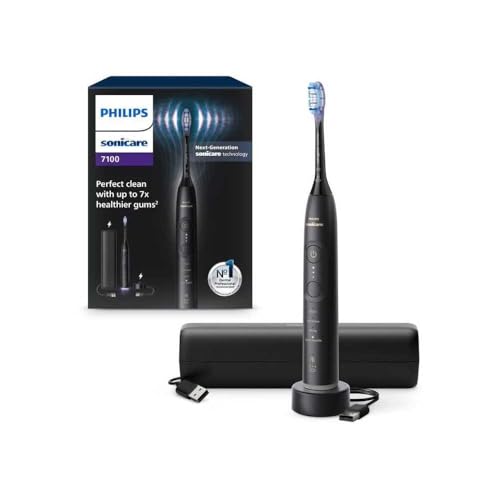 Spazzolino Da Denti - Philips - Hx7421/01 - Sonicare - Serie 7100 - Nero - Elettrico