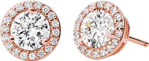 Orecchini A Bottone Michael Kors Da Donna In Argento 925 12 Zirconi One Size Rosé 32010070