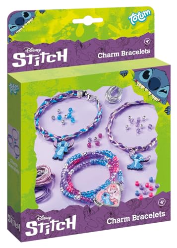 Tm Essentials Stitch - Braccialetti Con Ciondoli E Diverse Possibilità Per Creare Il Tuo Braccialetto, Mittelgroße, Plastica, Nessuna Pietra Preziosa