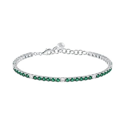 Morellato Bracciale Donna In Argento 925‰ Riciclato, Tennis, Collezione Tesori, Idee Regalo