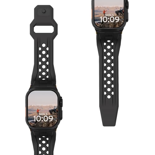Urban Armor Gear Uag - Cinturino Di Ricambio Progettato Per Apple Watch Da 49/46/45/44 Mm, Serie Iwatch Ultra 2/Ultra/4-10/Se/Se 2, Sportivo, Traspira