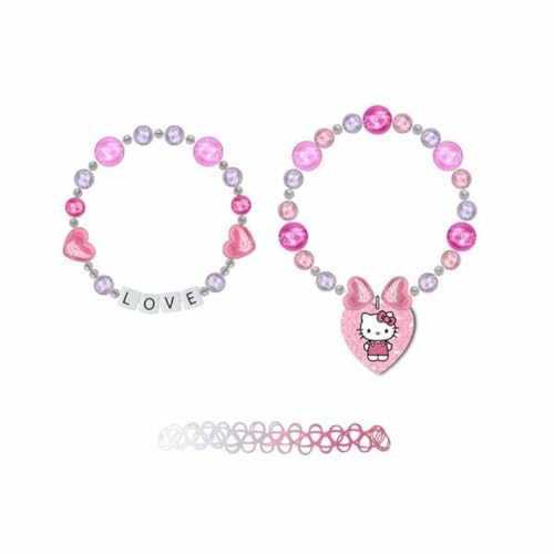 Hello Kitty Bracciale Bambina Fucsia 3 Pezzi - Marca Ean: 8445484471489