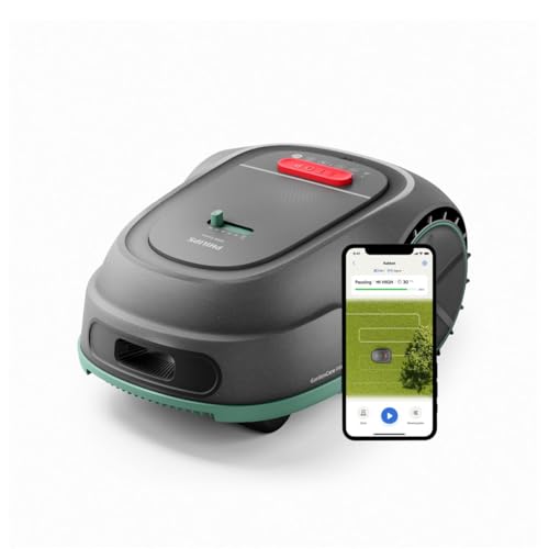 Robot Tosaerba Philips Serie 3000 - Taglio Trasversale, Mappatura Gps, Tosaerba Intelligente, Taglio Veloce, Prestazioni Anche In Pendenza, App Homeru