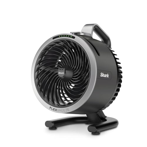 Shark Flexbreeze Hydrogo, Ventilatore Portatile Senza Fili, Ventilatore Portatile Con Nebulizzatore, Silenzioso, Durevole, Con E Senza Filo, Compatto,