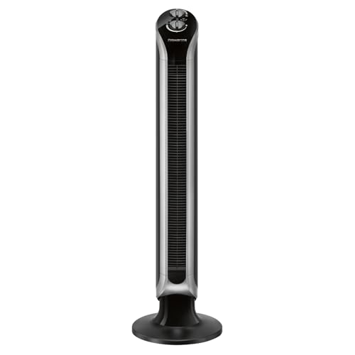 Rowenta Eole Infinite Ventilatore A Torre, Potente E Silenzioso, Risparmio Energetico, Fino A 3 Velocità, Oscillazione Fino A 180°, Timer, Vu6620