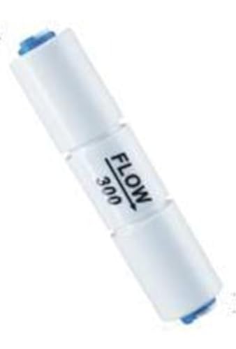 Realgoal Limitatore Di Flusso Di Acque Reflue Ro 300Cc Con 1/4" Quick Collegare Raccordi Push Tubo Per Acqua Ad Osmosi Inversa Filtro Puro
