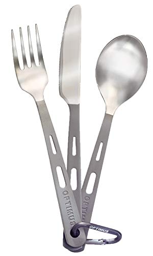 Cubertería - Optimus Titanium 3-Piece Cutlery Set