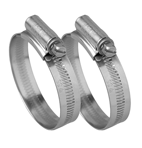 (60-80Mm) - Jubilee Clips Stainless Steel Ss304 Hose Clamp 60-80Mm X 2