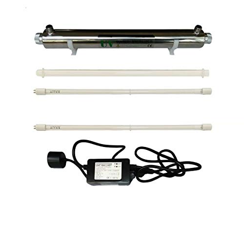 Realgoal Depuratore D'Acqua Uv25W-2L 6Gpm