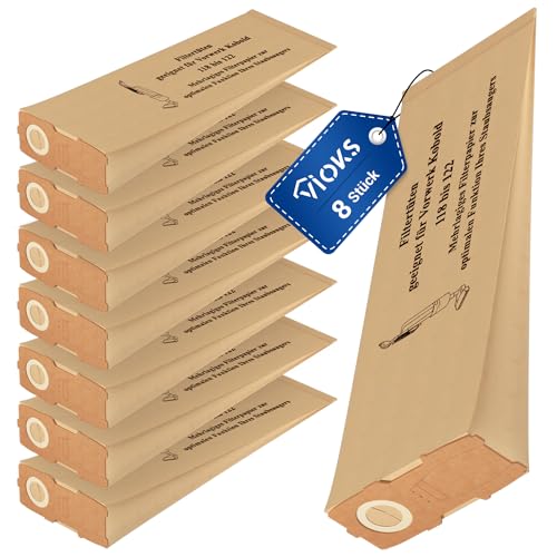 Sacchetti Filtro Per Aspirapolvere Portatile Vorwerk Folletto Vk 118, 119, 120, 121, 122 Variation