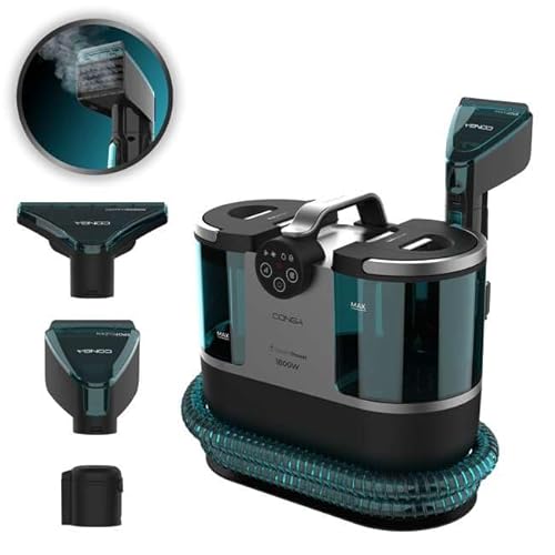 Cecotec Aspirapolvere Per Tappezzeria Con Cavo - Pulitore Tappezzeria Conga 7000 Carpet&Spot Clean Steam Xxl.1700W, Pulizia 3In1, Serbatoio 1600Ml Acq