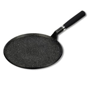 Pentolpress Padella Per Crepe In Granito (30 Cm Di Diametro) - Padella Crepe A Induzione - Padella Crepe Super Antigraffio - Padella Antiaderente Made