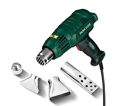 Parkside® Ventilatore Ad Aria Calda Phlg 2000 E4, 2000 Watt, 2 Livelli, Con Impugnatura Morbida Ergonomica