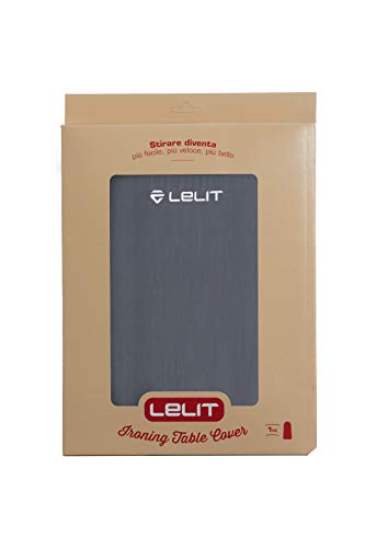 Lelit Pa703 Telo Copriasse Grigio Con Logo Lelit Ricamato, 126 X 41 Cm