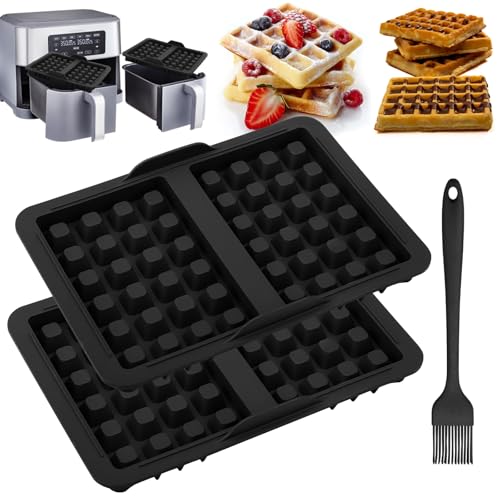 Bmliingchau Stampo Per Waffle Belga In Silicone, Compatibile Con Ninja Af300Eu, Af400Eu, Af451Eu, Sl400Eu, Af500De, Accessorio Per Cialde Belghe, Cial