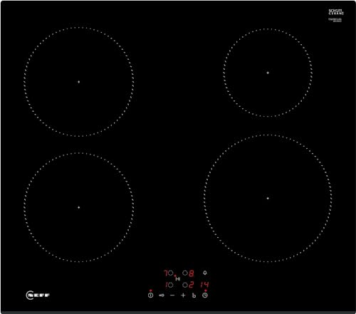 Neff T36Fbe1L0 N 30, Incasso Piano Cottura A Induzione 60 Cm Nero
