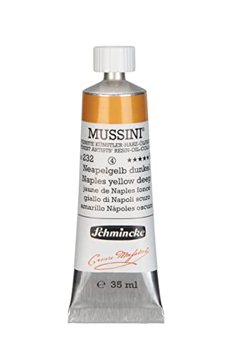 Schmincke Mussini Oils Naples Yellow Deep 35Ml Tube Series 4