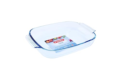 Pyrex Teglia Ret.C/Manici 30X19X6 Lt.1,9, 18/8 Stainless Steel, Multicolor, One Size