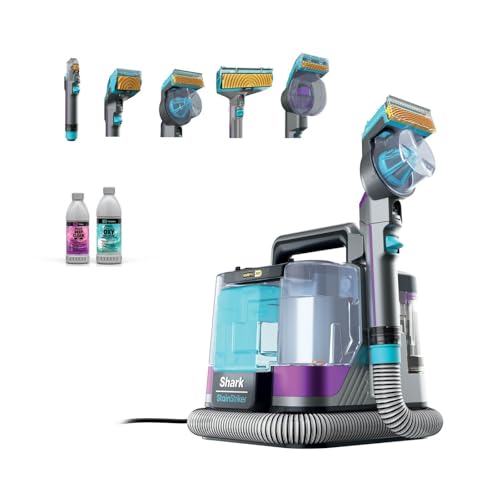 Shark Stainstriker Hairpro Pet, Pulitore Con Aspirazione 450W, Estrattore Peli Anti-Intasamento, Rimuove Macchie E Odori Ostinati, Leggero E Portatile