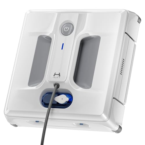 Hutt A1 Robot Per Pulizia Finestre, Sistema A Spruzzo A 4 Strati, Serbatoio Da 150 Ml, Potenza Di Aspirazione 6000 Pa, Rilevamento Bordi E Ostacoli, A