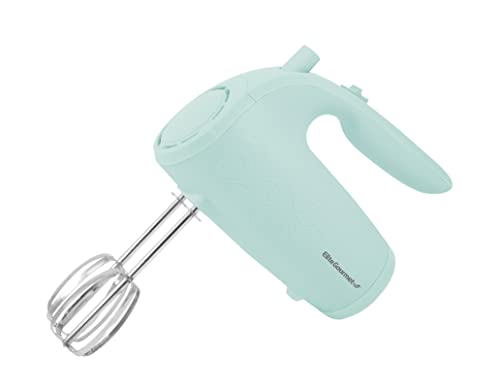 Elite Gourmet Ehm003M Frullatore Elettrico Da Cucina Ultra Potente Maxi-Matic A 5 Velocità Con 2 Miscele Extra Larghe In Acciaio Inossidabile, Liscio,
