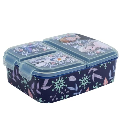 Stor Frozen - Contenitore Per Il Pranzo Con 3 Scomparti