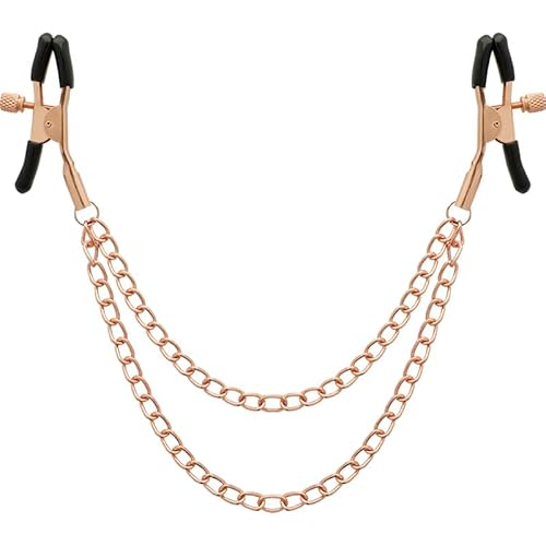 Coquette Fantasy Pinzas Metalicas Pezones Con Cadena