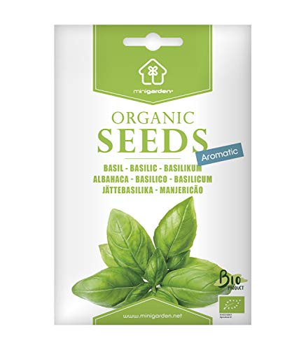 Basilico Genovese, Semi Biologici Certificati Minigarden, Include Tra 2250 E 1750 Semi