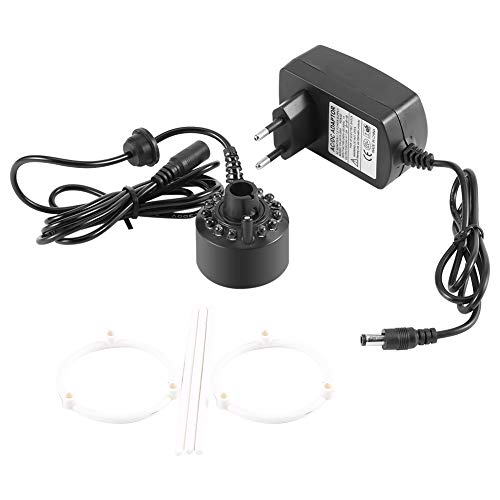 Ciciglow Fountain Mist Maker 12 Led Mist Maker Colorato Con Adattatore Di Alimentazione Adattatore Di Alimentazione 110-240 V Us Plug(European Standar
