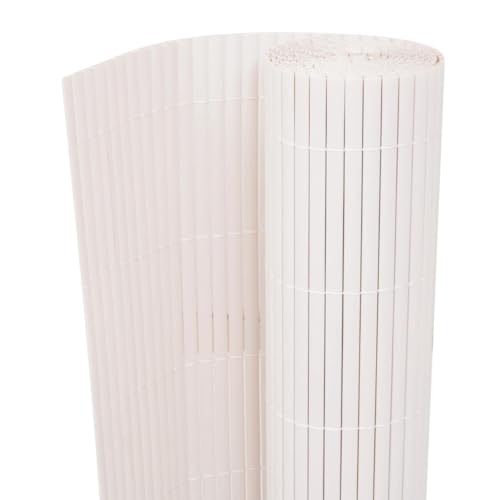 Recinzione Da Giardino Double Face, 90 X 500 Cm, Colore: Bianco