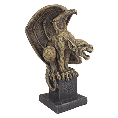 Design Toscano Cl55662 Abbadon Statua Del Gargoyle, Allora