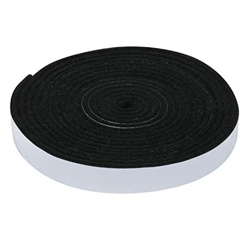 Carkio Smoker Gasket Seals, High Temp Grill Gasket Self Stick Felt, 1 Pack 7/8" X 1/8" 15 Feet Grill Gasket Seal Tape, Smoker Gasket, Grill Fireplace