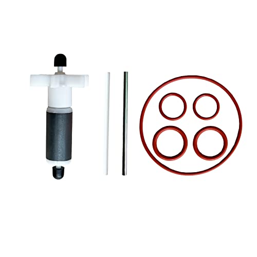 Jzsmy Hot Tub Pump Rotor Impeller For Coleman For Saluspa Lay-Z-Spa #P4071 58113 E02 Impeller With 2Pcs Ceramic Shaft And 1Pcs Stainless Steel Shaft