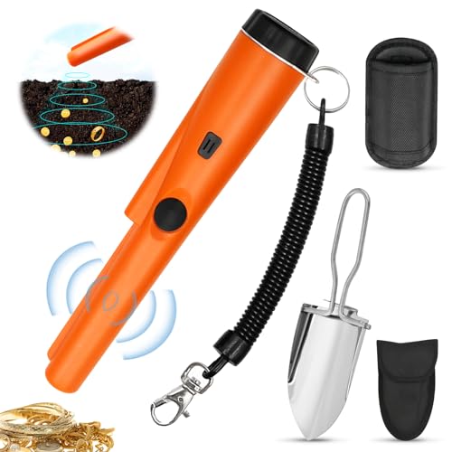 Vegena Pinpointer Metal Detector, Metal Detector Portatile, Metal Detector Pinpointer Rilevatore Metalli Portatili, Ip66 Impermeabile 360°Scan, Con Lu