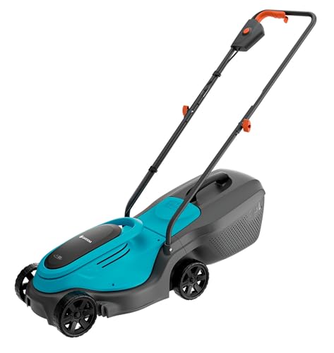 Gardena Rasaerba A Batteria Easymax 30/18V Ready-To-Use Set, Larghezza Di Taglio 30 Cm, Batteria Power For All Inclusa, Compatto E Maneggevole, Ideale