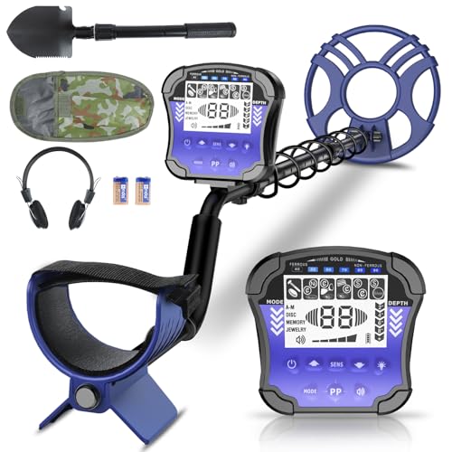Metal Detector Kit Professionale Metal Detector Per Adulti Impermeabile Rilevatore D'Oro Professionale Con Elevata Precisione, Display Lcd, 5 Modalità