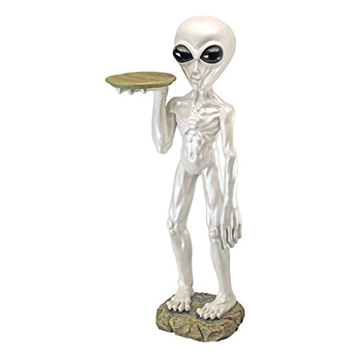 Design Toscano Cl5304 Scultura Roswell, Il Maggiordomo Alieno, Multicolore