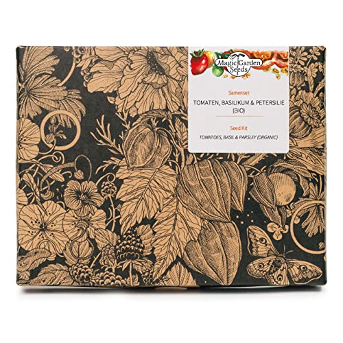 Pomodori, Basilico & Prezzemolo (Bio) - Set Regalo Di Semi Con 5 Piante Adatte Alla Coltivazione Mista