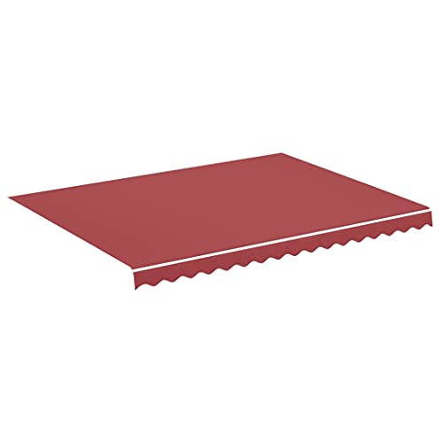 Vidaxl Tessuto Di Ricambio Per Tenda Da Sole Rosso Borgogna 4X3 M