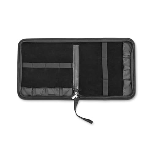 Astuccio Porta Utensili A 7 Posti Rigido Con Cerniera, Accessorio Per Bonsai, Piante, Giardinaggio