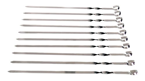 20 Stecchi Per Spiedini/Arrosticini In Acciaio Inox