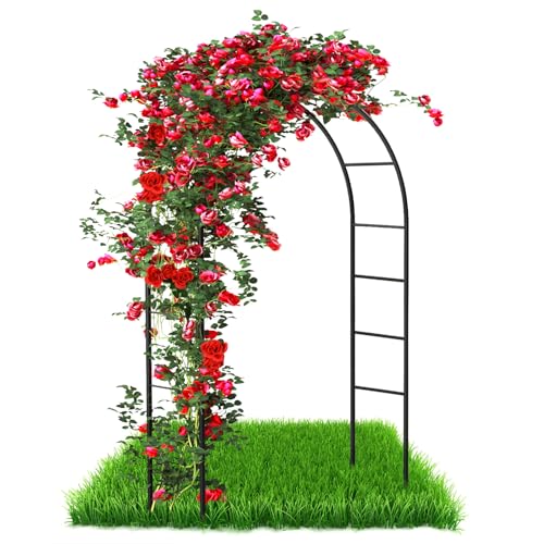 Arco Per Piante Rampicanti E Rose, Arco Per Rose, Arco In Metallo, Per Porta Da Giardino, Traliccio In Acciaio Verniciato A Polvere, Resistente Alle I