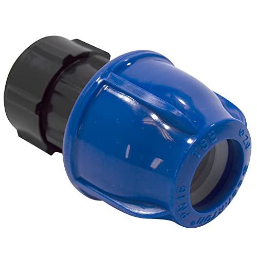 S&M 'S & M Racor – Link, Acciaio Inox, Filettatura Femmina, 20 Mm X 1/2, Nero E Blu