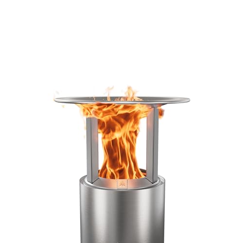 Solo Stove Mesa - Deflettore Di Calore, Con 3 Gambe Staccabili, Accessorio Per Braciere Da Falò, Cattura E Reindirizza Il Calore, Acciaio Inossidabile