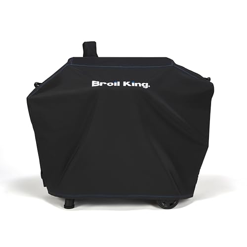 Broil King Copertura Per Griglia Regal Pellet 500, Regal Charcoal Offset 500, Smoke Offset Xl Smoker, Accessorio Per Barbecue All'Aperto, Poliestere 9