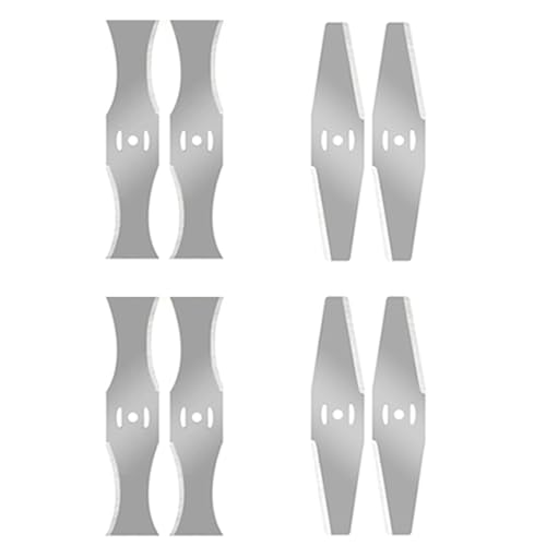 Battery Grass Trimmer Accessories, Replacement Blade Pack Of 8, Metal Blade, Only Accessories Included, Universal Accessories For Cutting Grass Blade