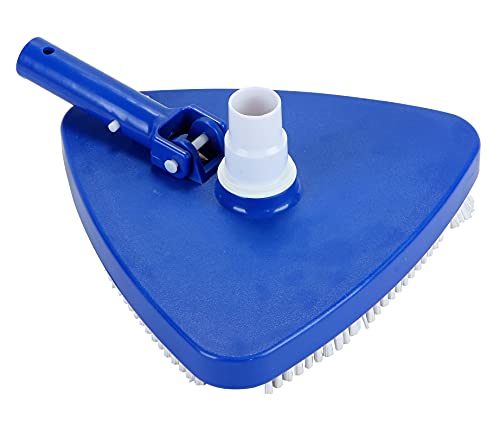 Spid'O 2976 - Testa Per Scopa Triangolare Per Piscina, Colore: Blu
