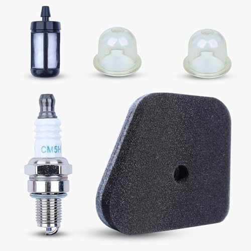 Haishine Filtro Carburante Candela Accensione 2Pc Primer Bulb Per Stihl Fs90 Fs90R Fs100Rx Fs110R Fs130R Hl90 100 Km100 Km130 Trimmer 4180-120-1800