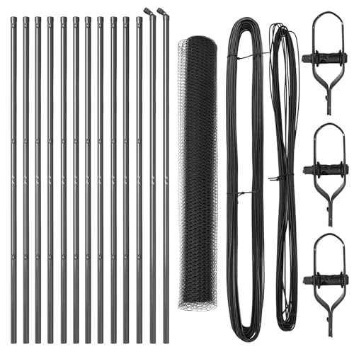 Vidaxl Set Di Recinzioni Set Di 2 Grigio Acciaio Zincato Grande